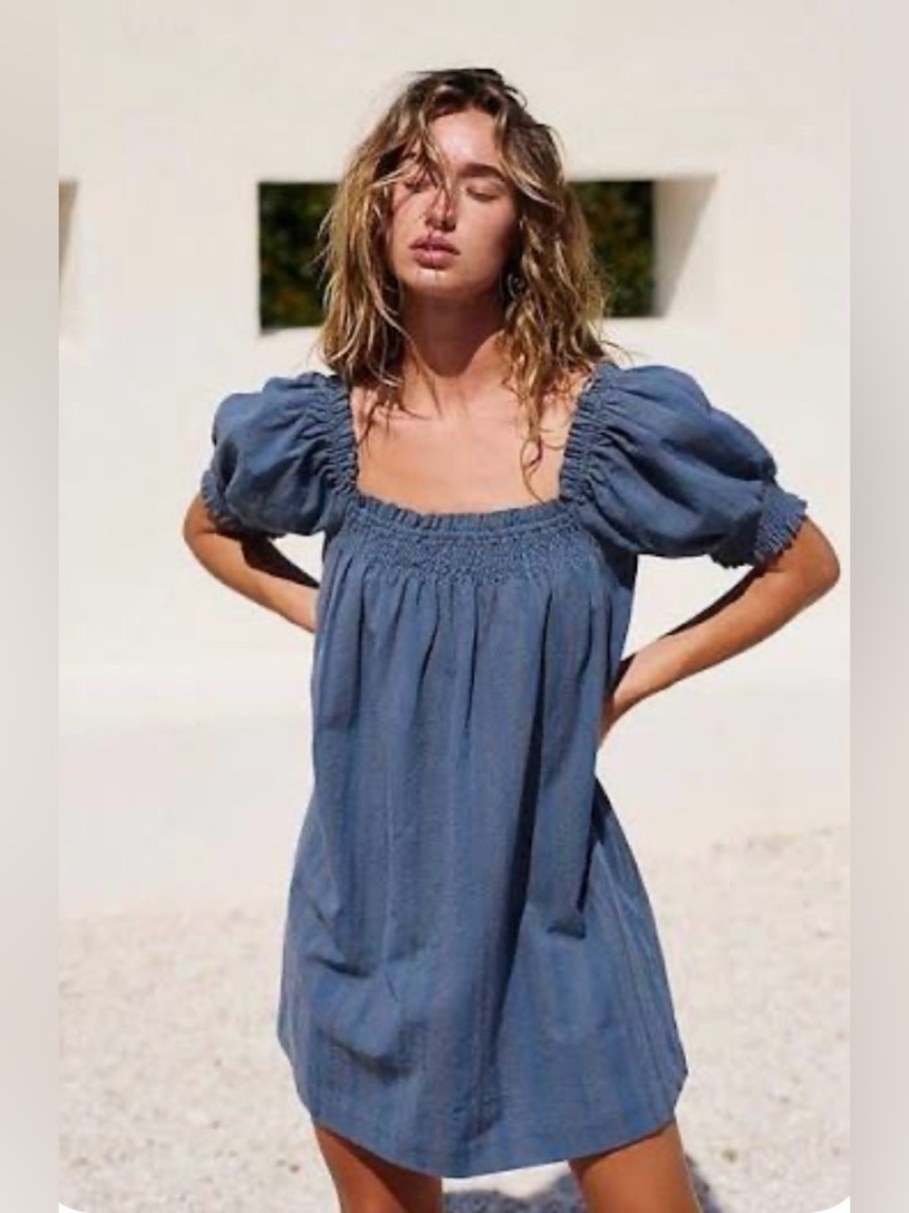 Free People Mila Mini Dress w/pockets LESS ON I G